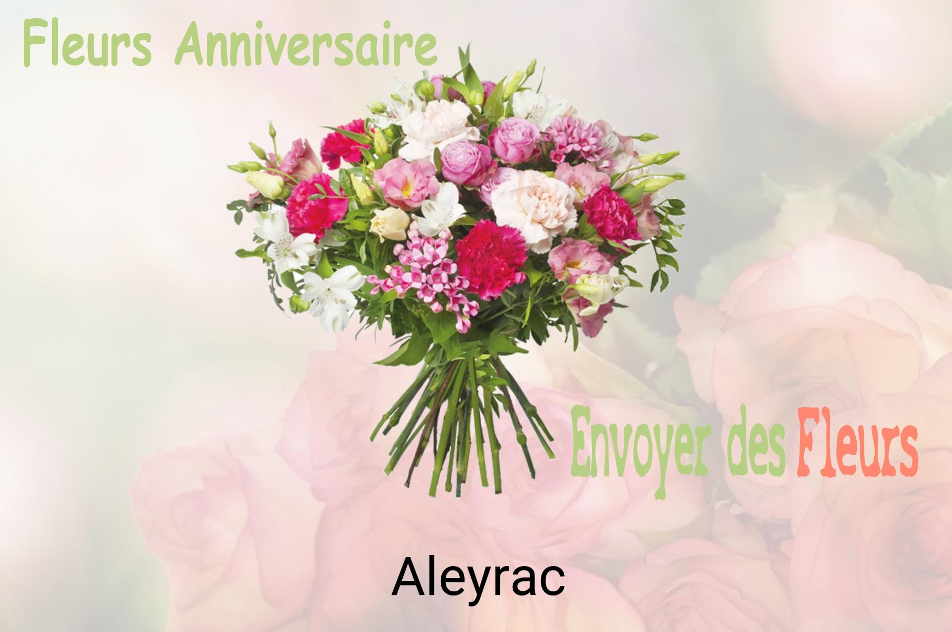 Bouquet de fleurs d’anniversaire livré à Aleyrac